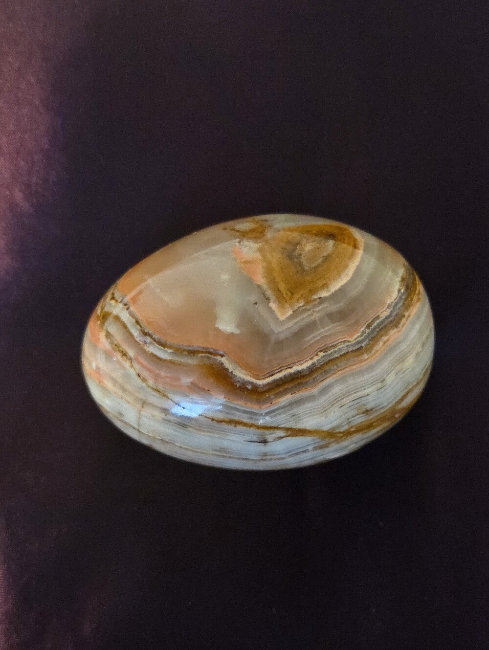 Onyx Marble Egg Paperweight